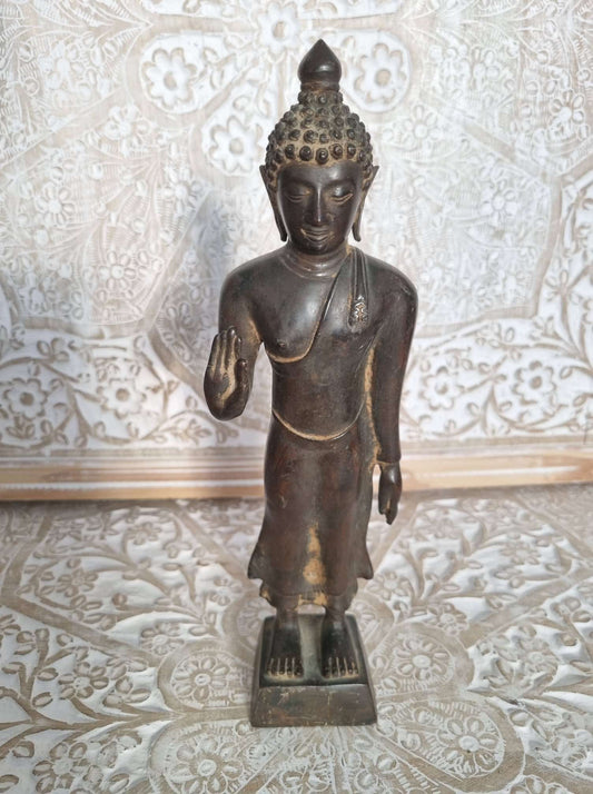 Statue bouddha sukhotai thailandais  milieu XXème ---