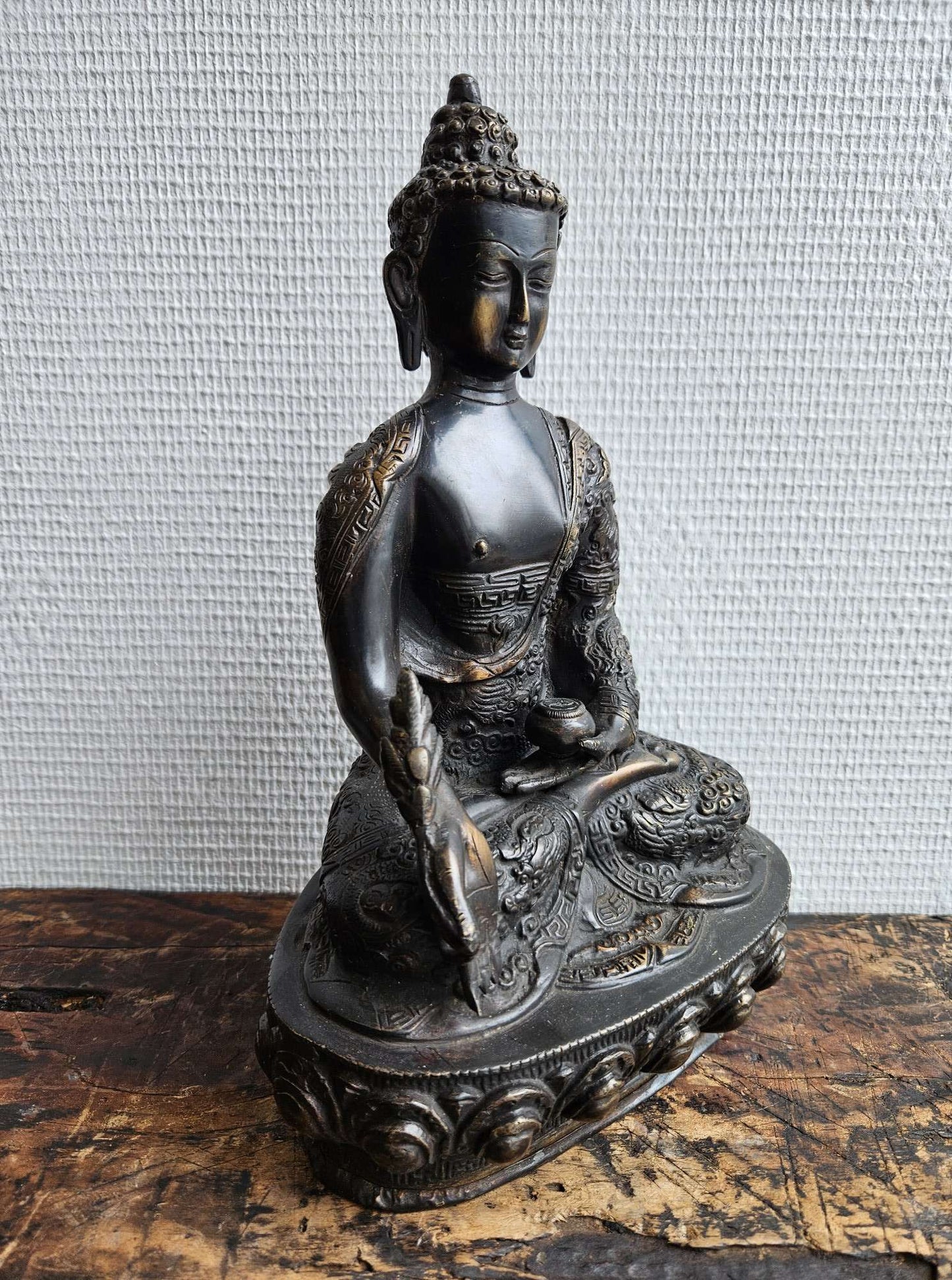 statue bouddha indien en Varadra Mudra XXème