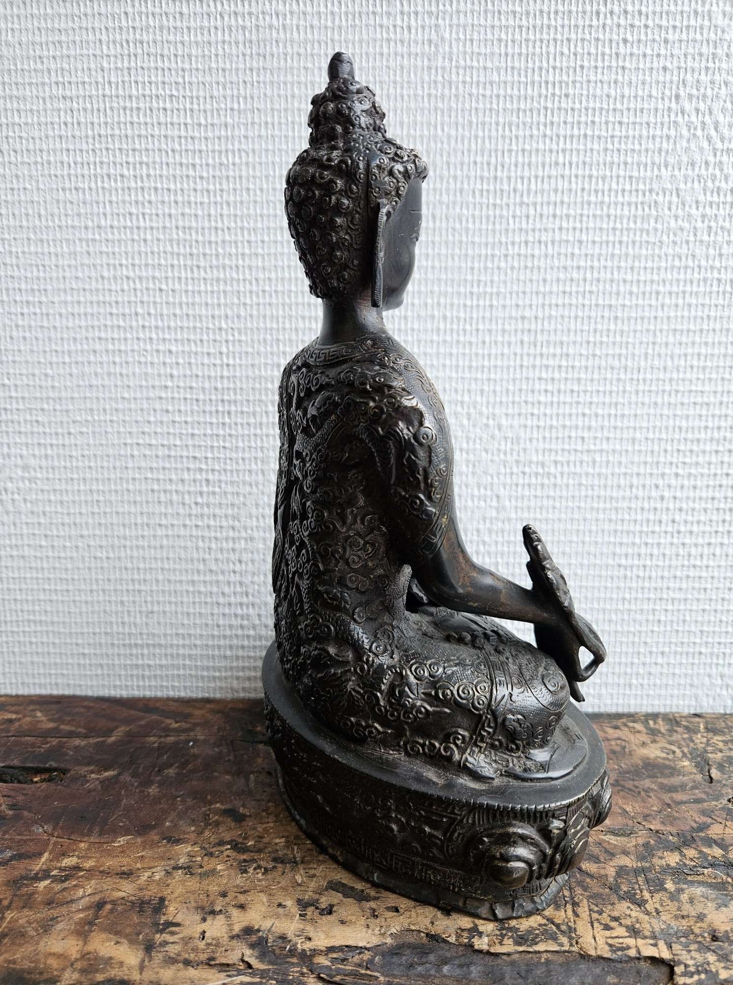 statue bouddha indien en Varadra Mudra XXème