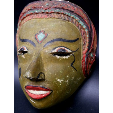 Masque javanais du Topeng mil. XXème ---