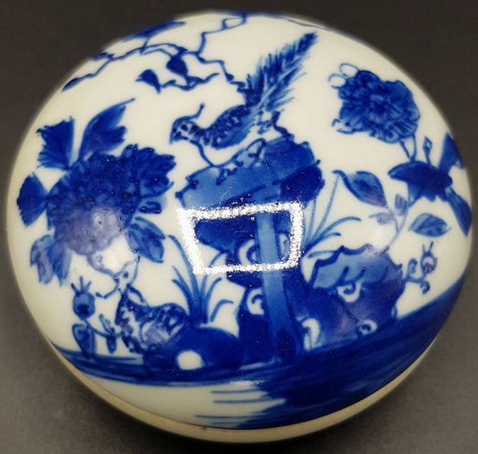 Boîte chinoise en porcelaine