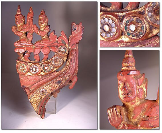 Pièce d'ornement birman XXème