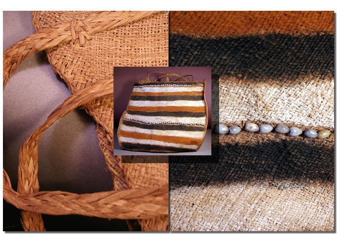 Sac, bilum de récoltes Asmat