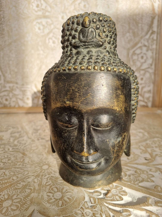 Tête de bouddha thailande XXème ---