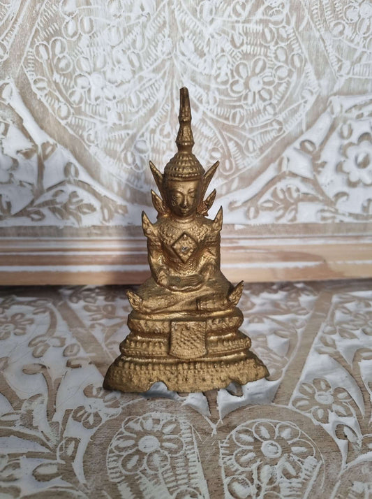 Statue de bouddha thailandaise ratanakosin milieu XXème
