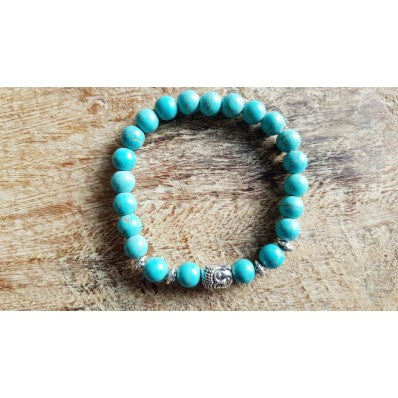 Bracelet Mala tibetain en pierre Reiki ---