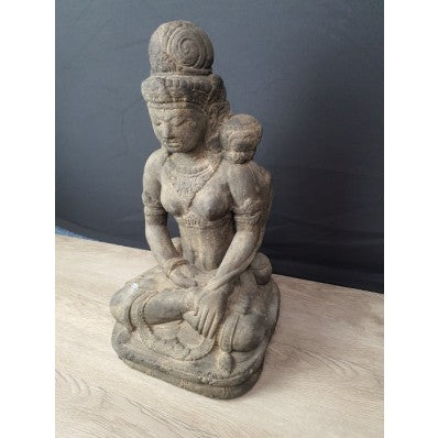 Grande statue de Lakshmi balinaise