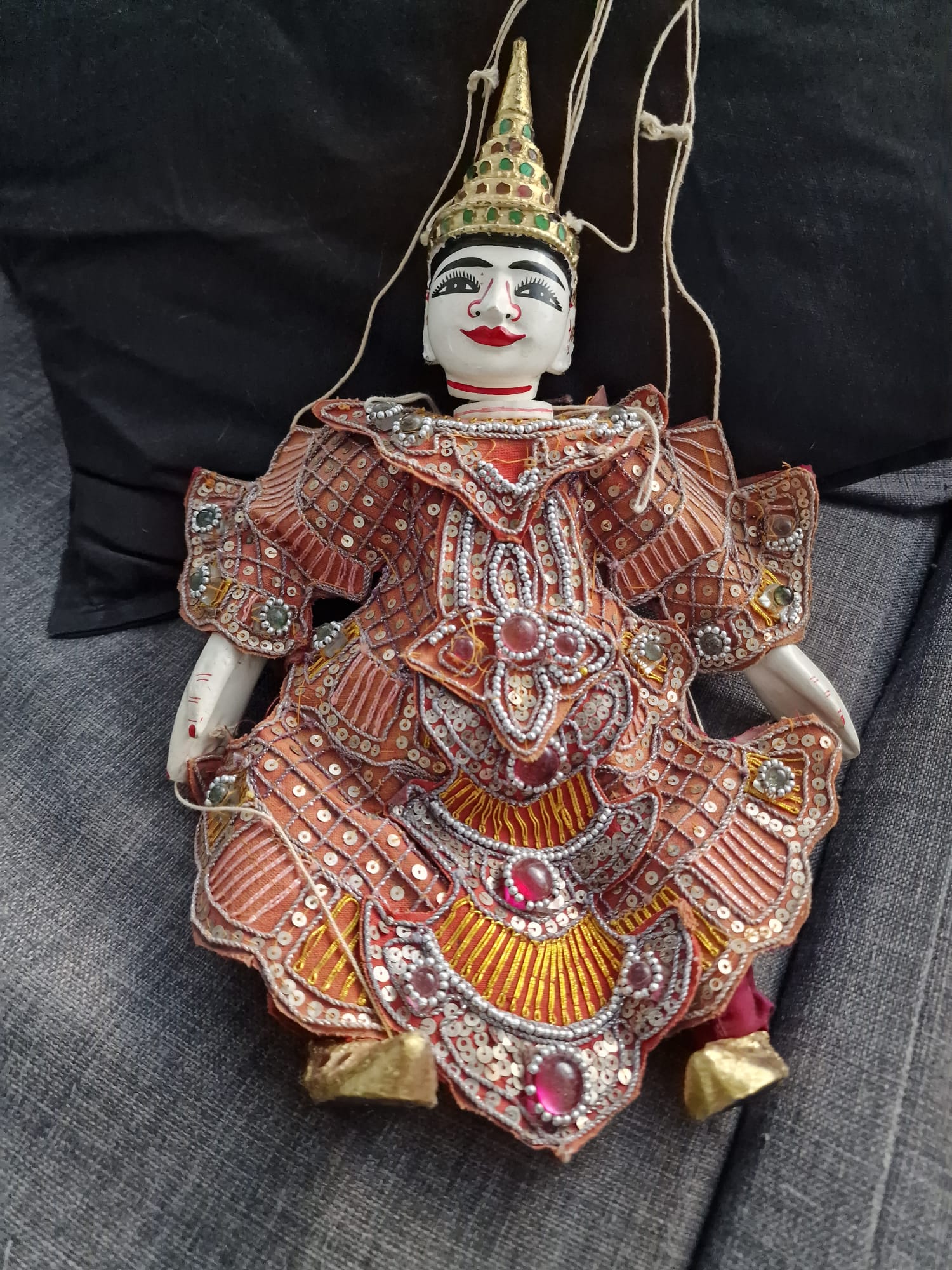 Marionnette Birmane Yokthei Pwe XXI me Objets D vasion Marionnette Birmane Yokthei Pwe XXI me Objets D vasion