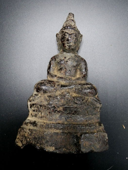 Statue bouddha birmanie en Dyani Mudra XXème