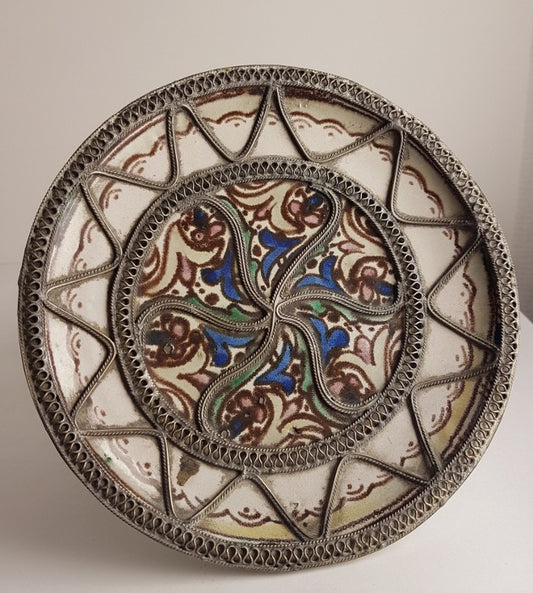 Assiette marocaine- mil. XXème