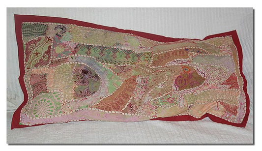 Coussin indien brodé à la main XXème